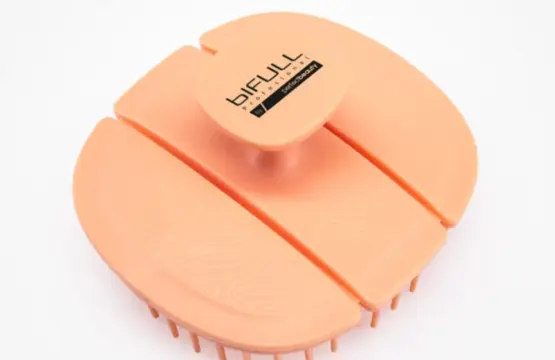 Bifull Cepillo Flexible Bio Flex Fuzz Melocotón (Ergonómico y Antitirones)